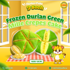  FROZEN DURIAN GREEN MILLE CREPE CAKE 12CM (380G) 