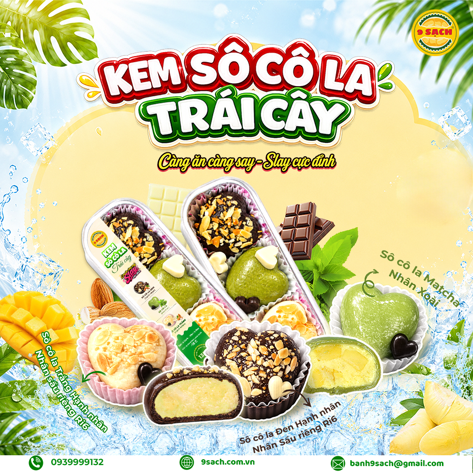  KEM SÔ CÔ LA TRÁI CÂY (135G) 