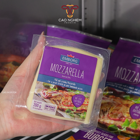  Phô Mai Mozzarella Emborg Gói 200g 
