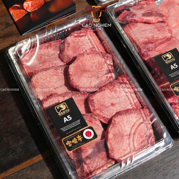  Lưỡi Bò Wagyu Nhật A5 - Beef Tongue Japanese Wagyu A5 