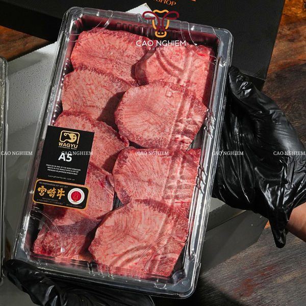  Lưỡi Bò Wagyu Nhật A5 - Beef Tongue Japanese Wagyu A5 