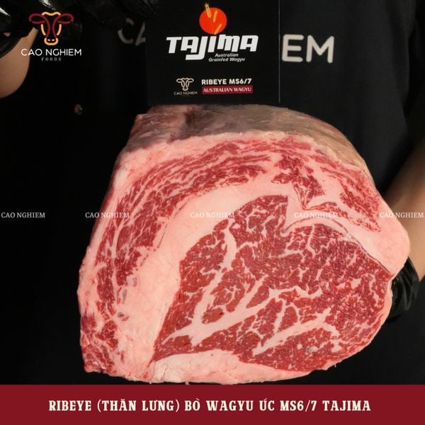  Thăn Lưng Thịt Bò Wagyu Úc MS6/7 Tajima - Ribeye Australian Wagyu Beef MS6/7 Tajima 