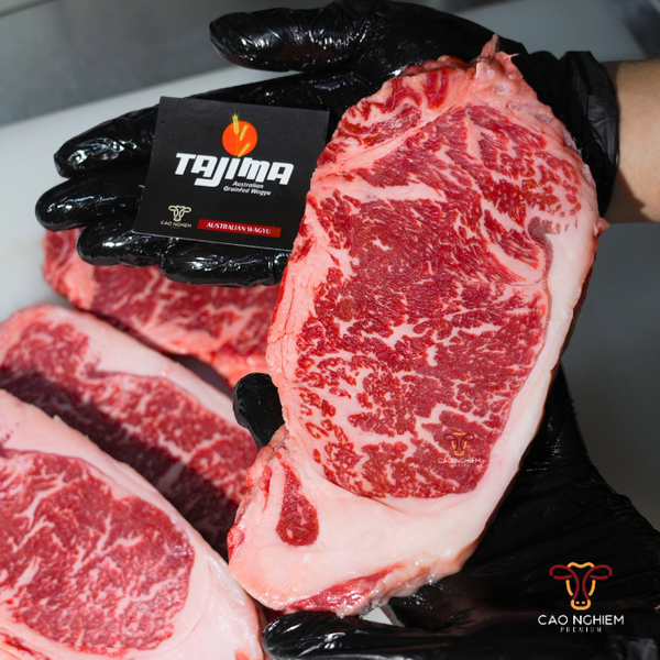  Thăn Ngoại Thịt Bò Wagyu Úc MS6/7 Tajima - Striploin Australian Wagyu Beef MS6/7 Tajima 
