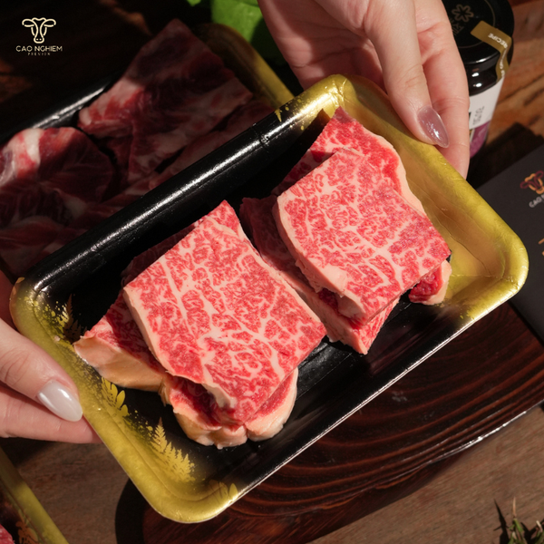  Diềm Bụng Bò  - Flap Meat Thịt Bò Wagyu Úc MS6/7 Tajima 