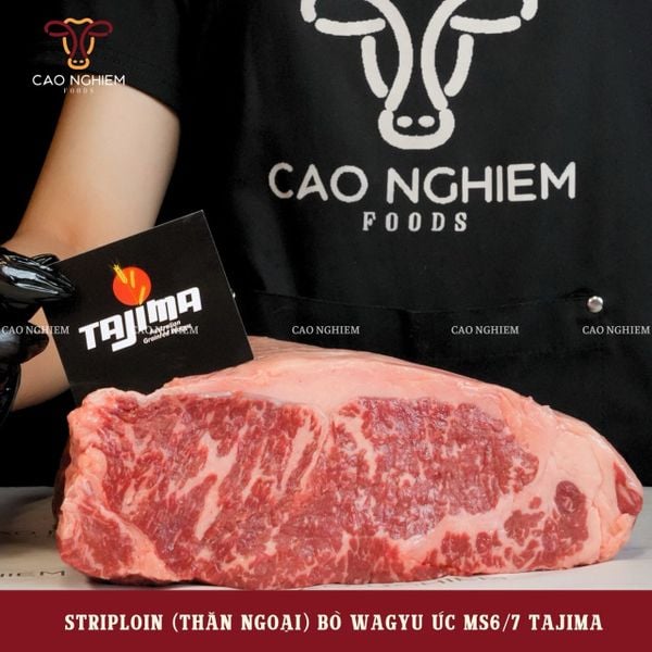  Thăn Ngoại Thịt Bò Wagyu Úc MS6/7 Tajima - Striploin Australian Wagyu Beef MS6/7 Tajima 