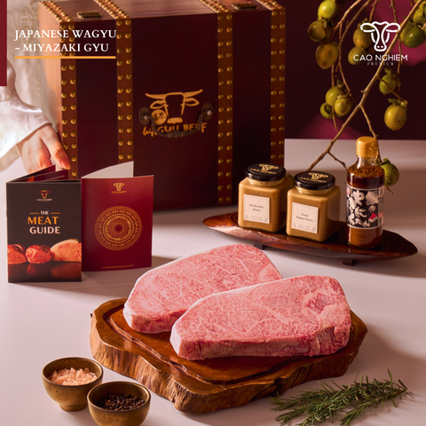  #SET QUÀ TẶNG MIYA 1: THỊT BÒ WAGYU NHẬT A5 MIYAZAKI 