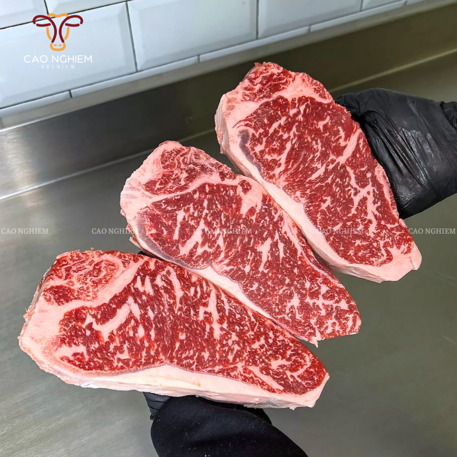  Thăn Ngoại Thịt Bò Wagyu Úc MS9+ Tajima - Striploin Australian Wagyu Beef MS9+ Tajima 