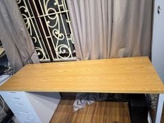 Bàn IKEA 1 Tủ Trắng-Mặt Gỗ Sáng