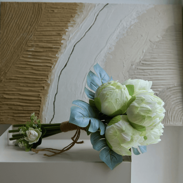  HOA CƯỚI - HOA SEN TRẮNG 