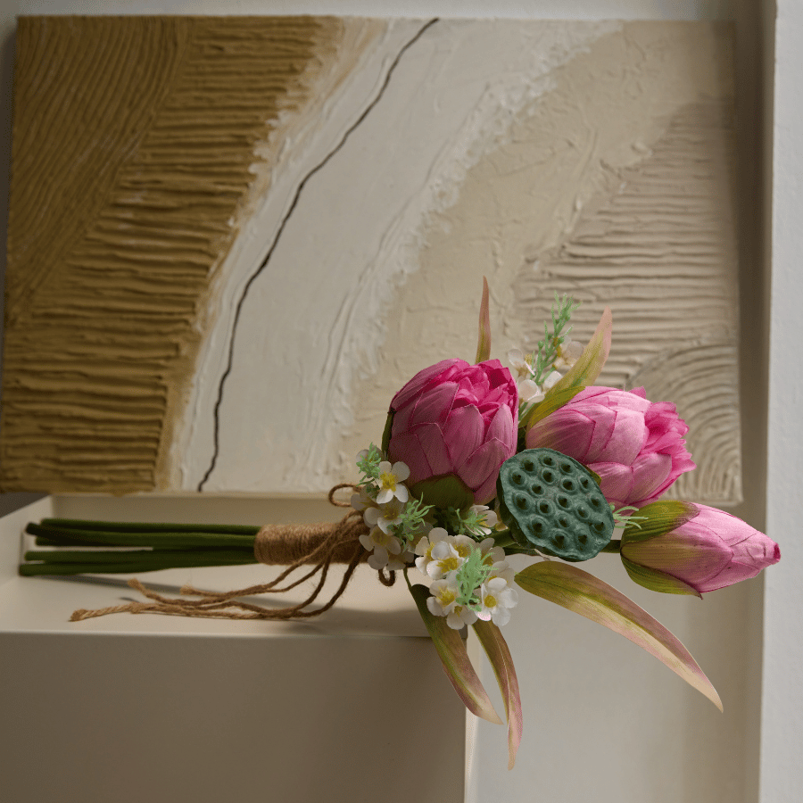  HOA CƯƠI - HOA SEN HỒNG 