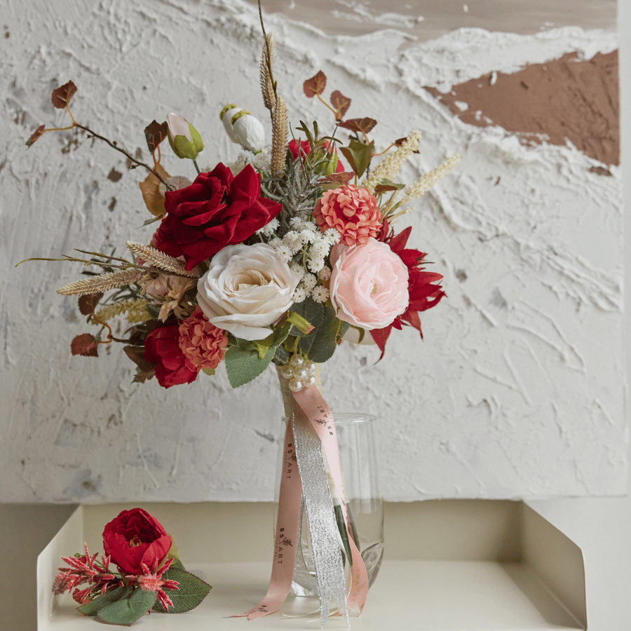  HOA CƯỚI - HỒNG NHUNG ĐỎ 