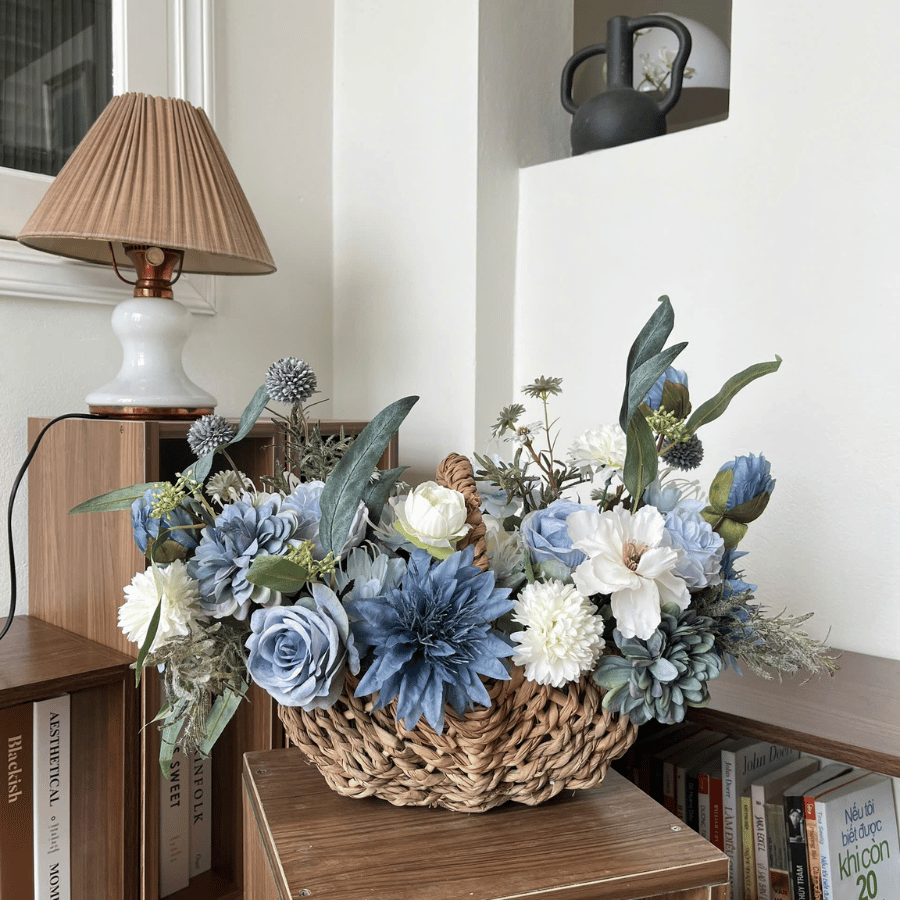  GIỎ MÂY - MAX85 XANH 