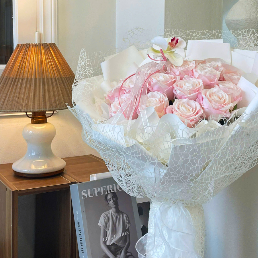  HOA BÓ - PINK PASTEL 