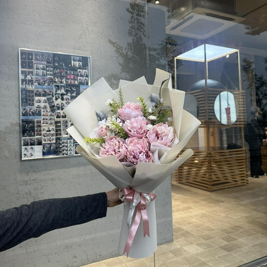  HOA BÓ - PEONY HỒNG MƠ 