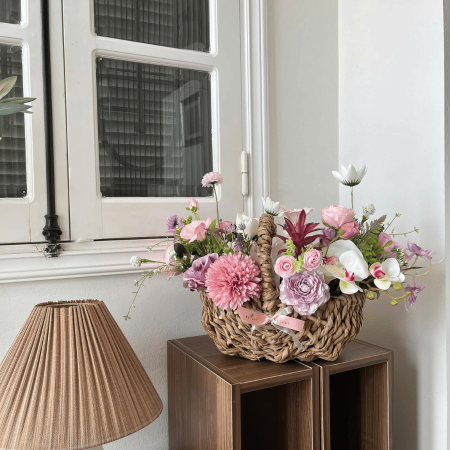  GIỎ MÂY - MAX85 HỒNG 