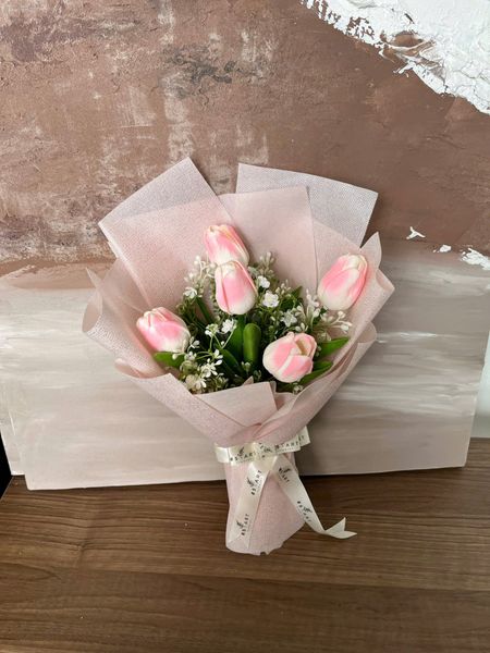  TULIP HỒNG 5 BÔNG 