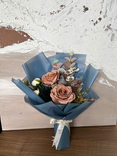 HỒNG NÂU 2 BÔNG 