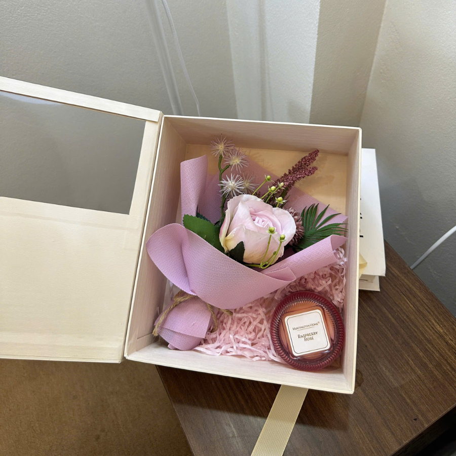  FLORA BOX - PURPLE ( hộp trắng ) 