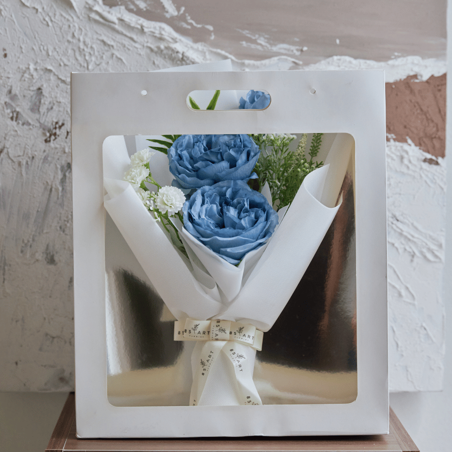  HỒNG XANH DƯƠNG 2 BÔNG 