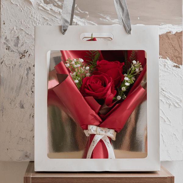  HỒNG NHUNG ĐỎ 2 BÔNG 