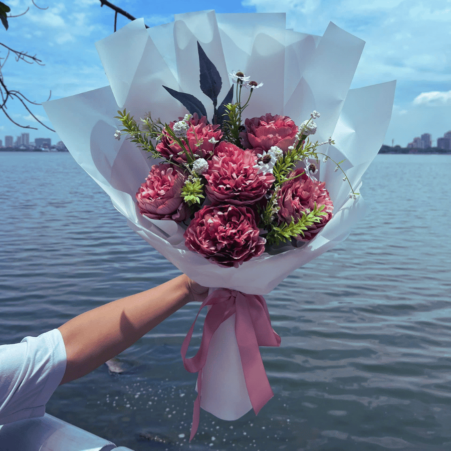  HOA BÓ - PEONY HỒNG ĐÀO 