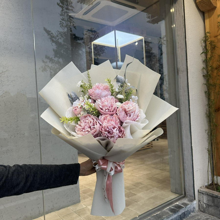  HOA BÓ - PEONY HỒNG MƠ 