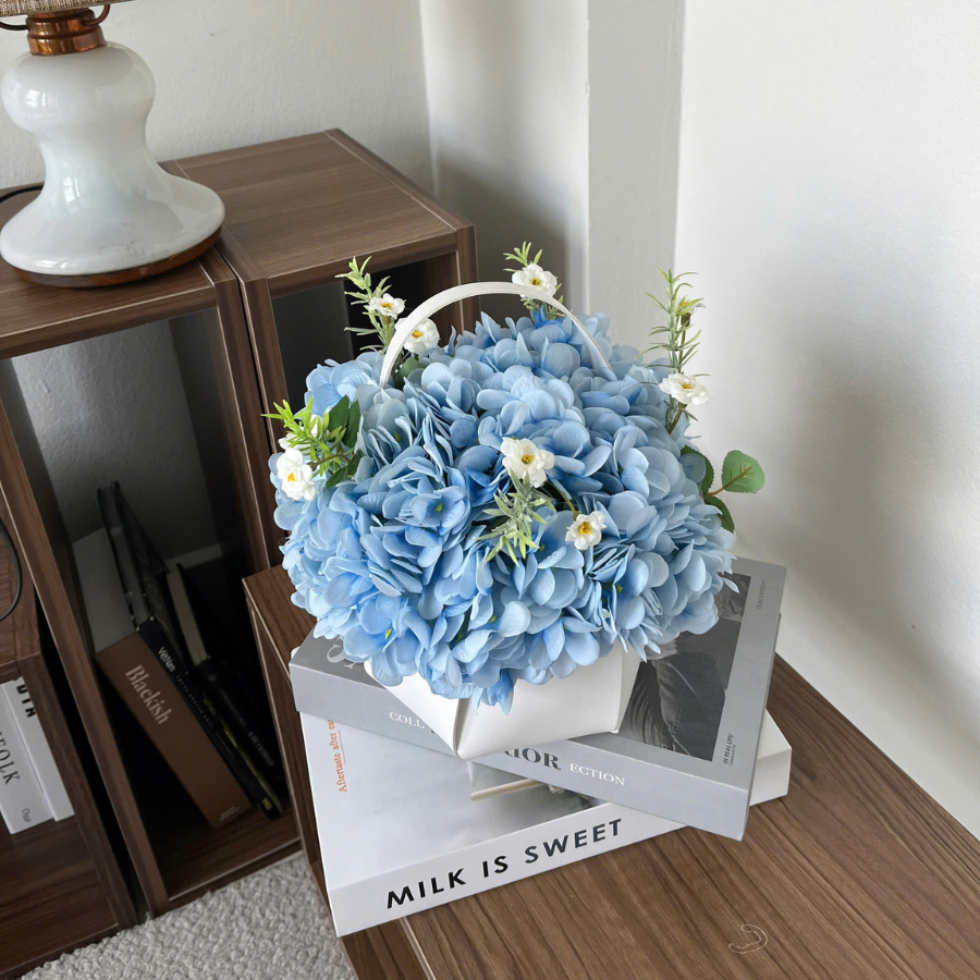  GIỎ DA CẨM TÚ CẦU XANH 