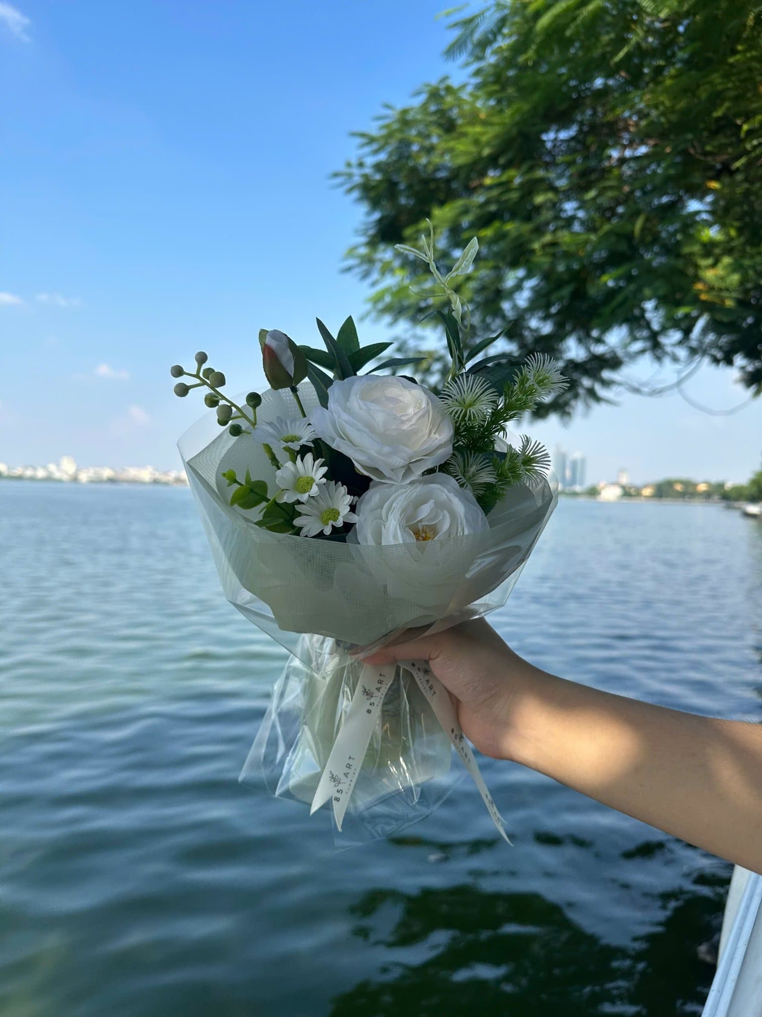  HỒNG TRẮNG 2 BÔNG 