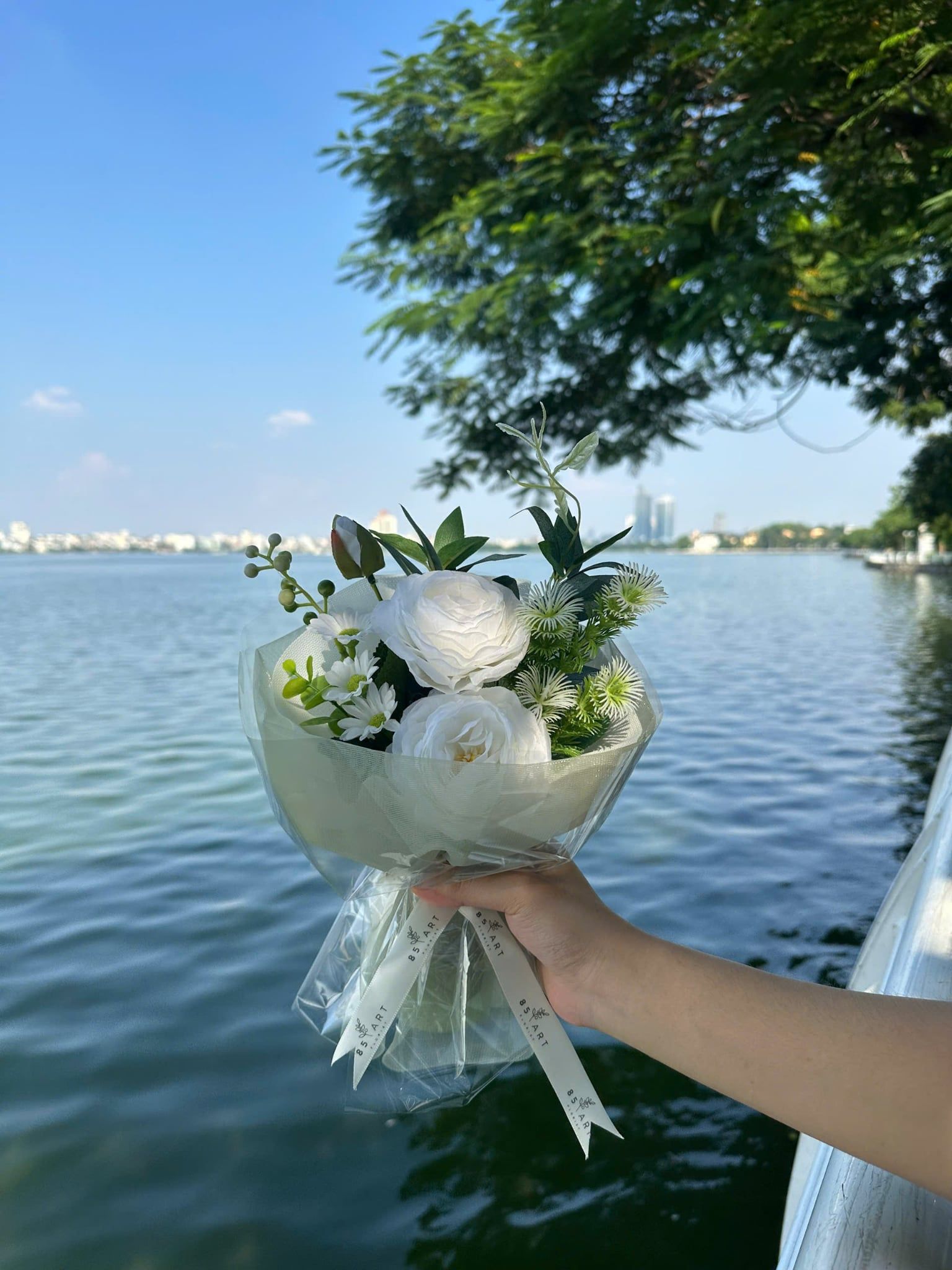  HỒNG TRẮNG 2 BÔNG 