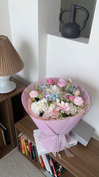  HOA BÓ HỒNG PHẤN MIX 