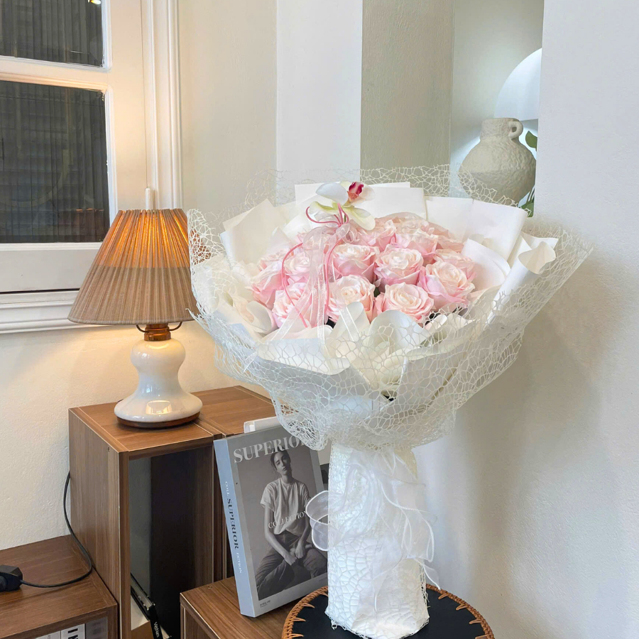  HOA BÓ - PINK PASTEL 