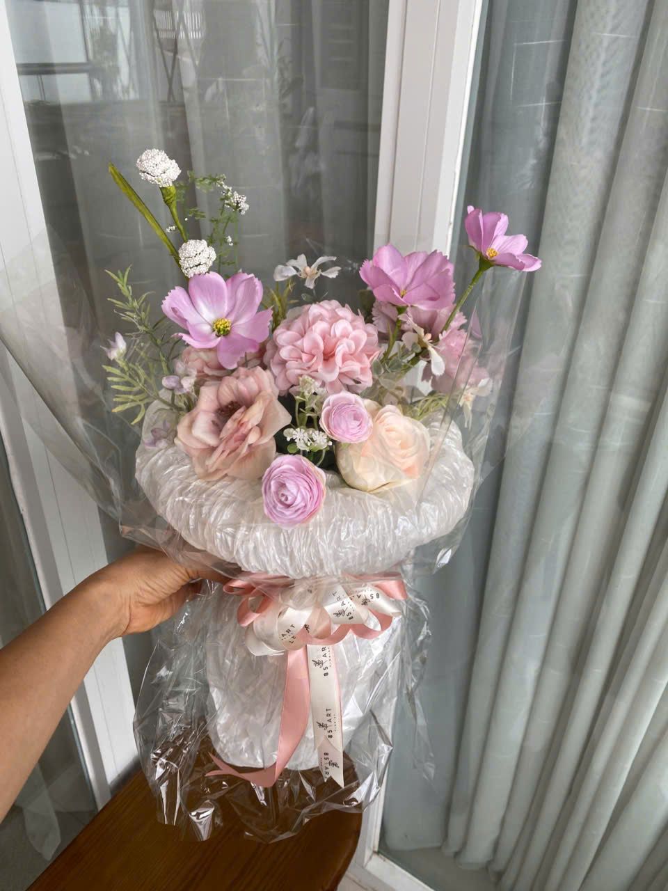  HOA BÓ - PASTEL PINK 