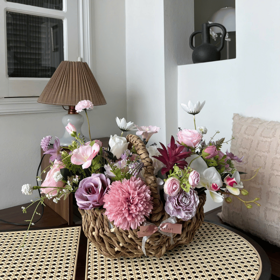  GIỎ MÂY - MAX85 HỒNG 