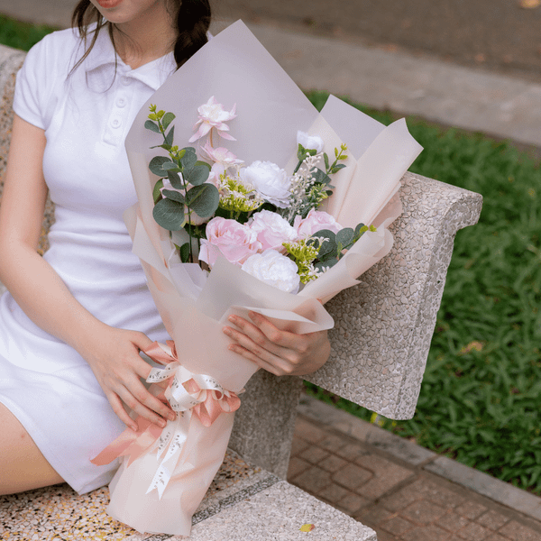  HOA BÓ - HỒNG LÁ TÁO M 