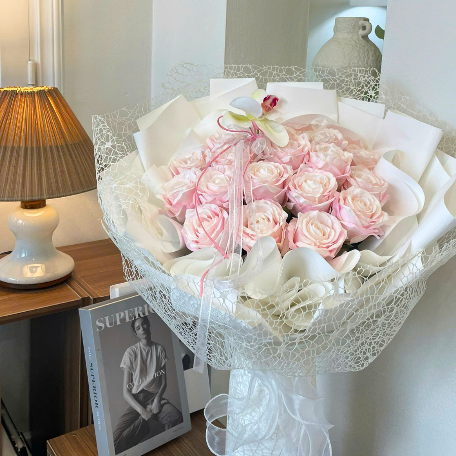  HOA BÓ - PINK PASTEL 