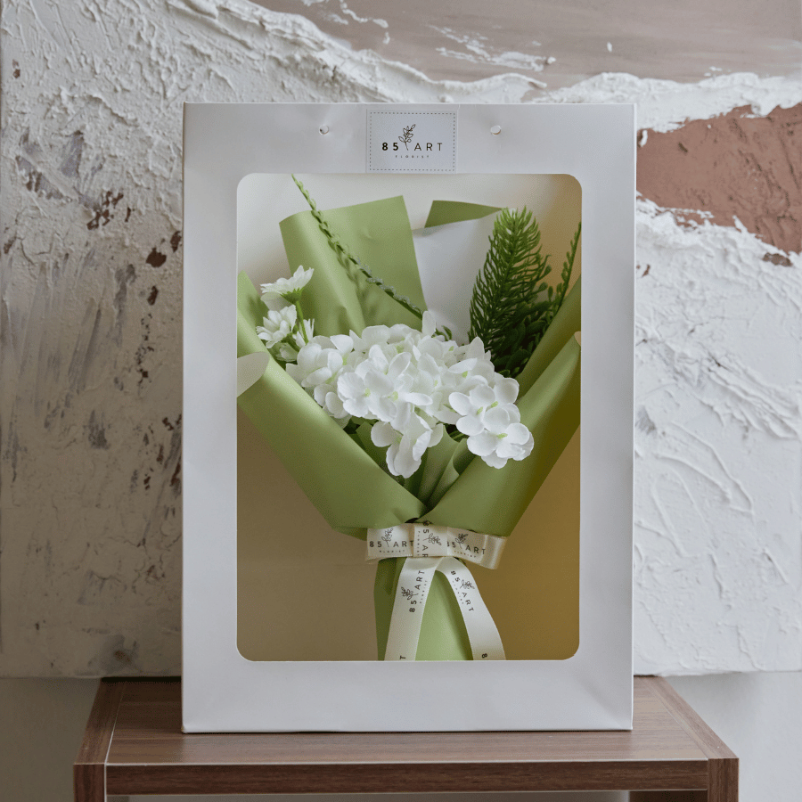  CẨM TÚ CẦU TRẮNG 1 BÔNG 