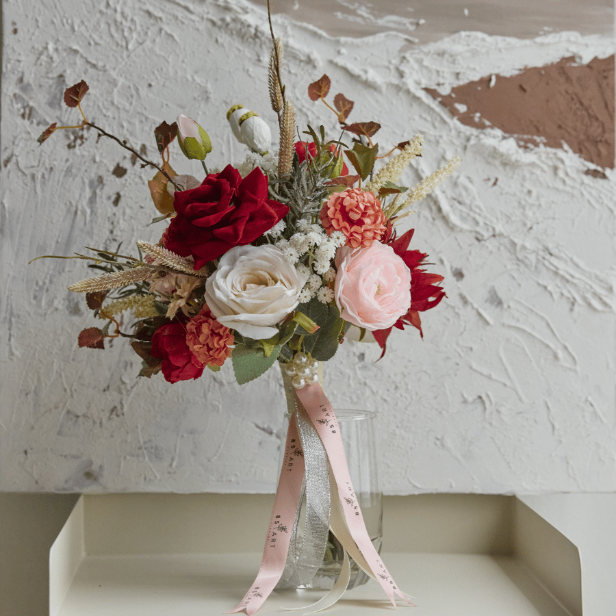  HOA CƯỚI - HỒNG NHUNG ĐỎ 