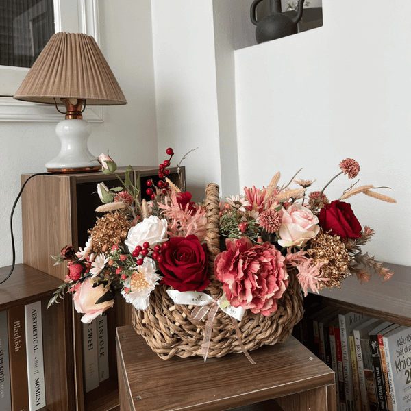  GIỎ MÂY - MAX85 ĐỎ 