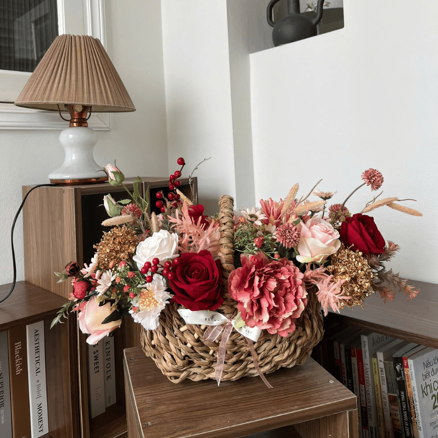  GIỎ MÂY - MAX85 ĐỎ 