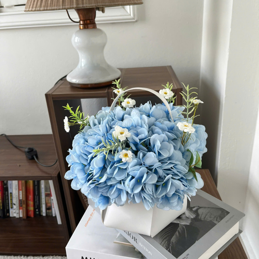  GIỎ DA CẨM TÚ CẦU XANH 