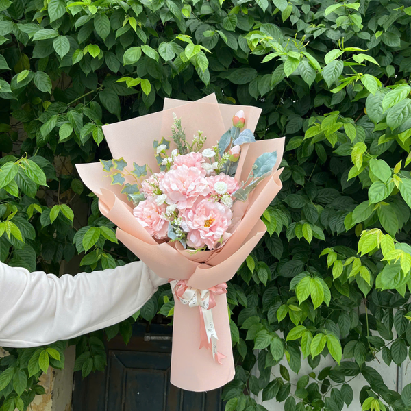  HOA BÓ - PEONY HỒNG PHẤN 