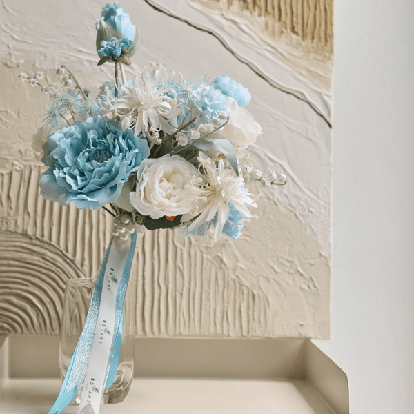  HOA CƯỚI - MẪU ĐƠN XANH 