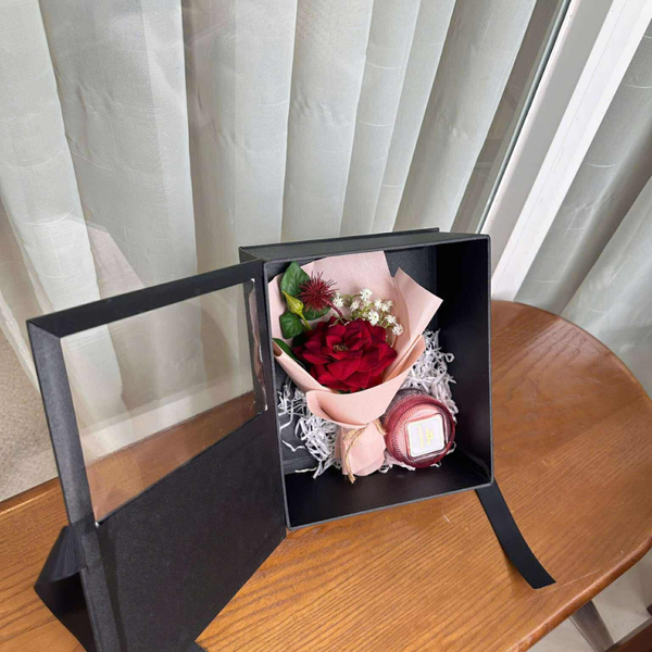  FLORA BOX - RED PINK ( hộp đen ) 