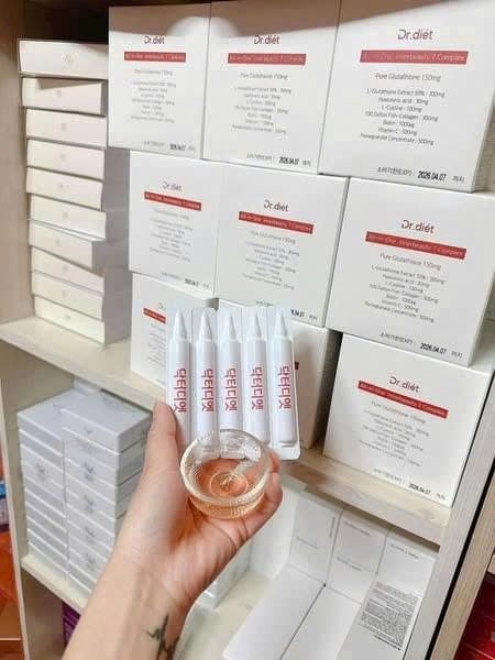 Nc Ung Trng Da Sunshine Glutathione 10x Dr. Diet - Full Hp (20 G   KIM MAMA