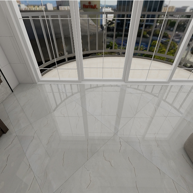 Gạch lát nền đá bóng kính vân xám FH-K-VXZG - 80x80