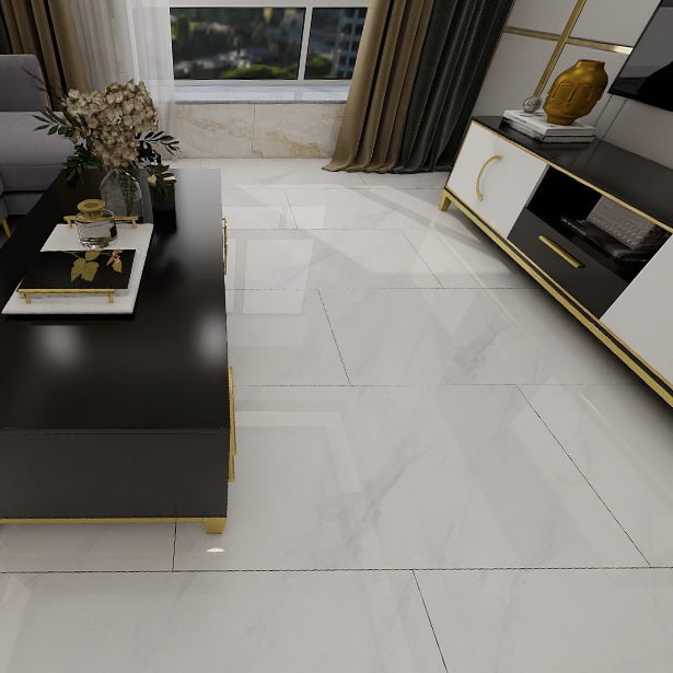 Gạch ốp lát đá bóng kính trắng vân khói VS-NDFZN - 60x120