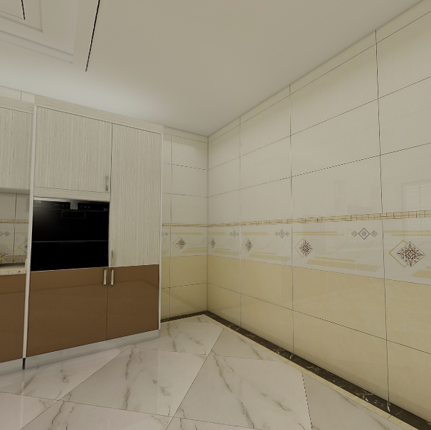 Gạch ốp men bóng vân vàng điểm hoa văn TN-HXZM - 40x80