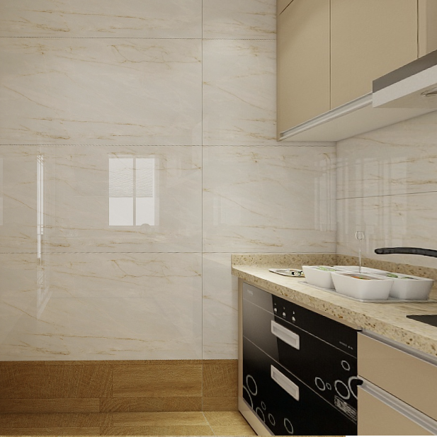 Gạch ốp lát đá bóng kính vân mây vàng PLM-NDF-PL-FF - 60x120