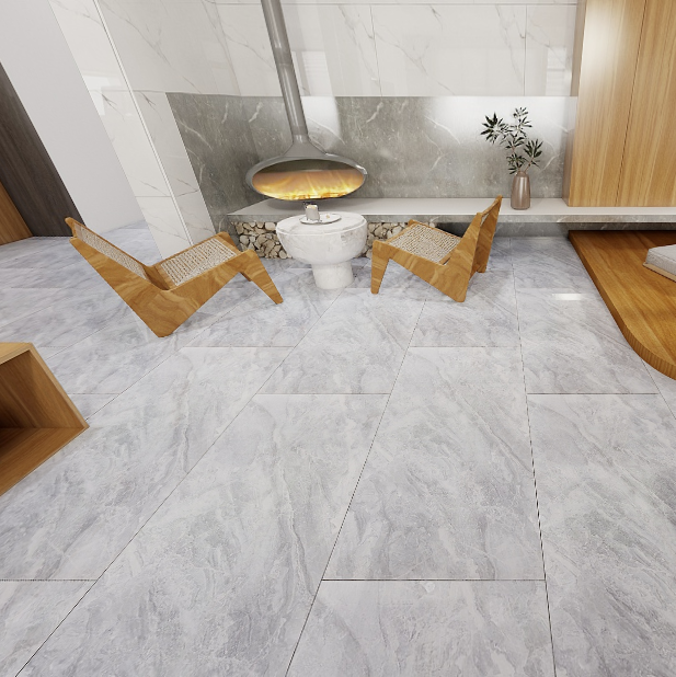 Gạch ốp lát đá bóng kính vân đá xám TBN-NDFDM - 60x120