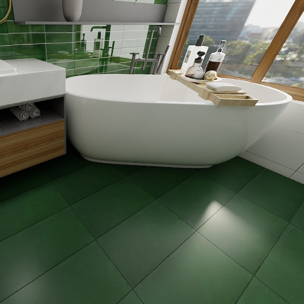 Gạch trang trí men mờ đơn sắc xanh NNFMV - 30x60